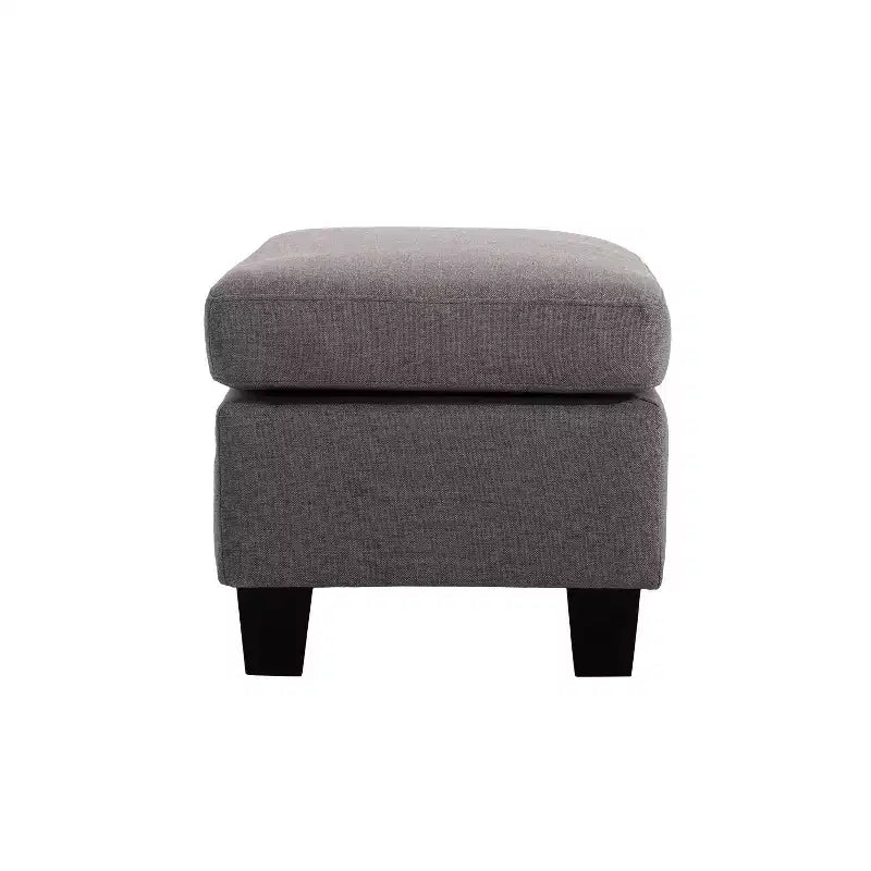 GDFStudio Judkins Contemporary Fabric Upholstered Ottoman