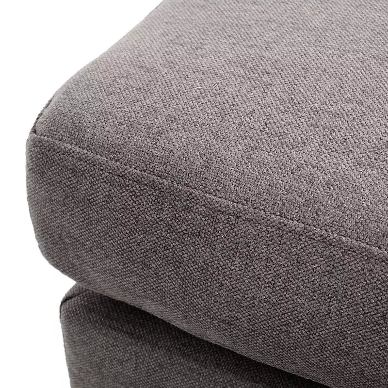 GDFStudio Judkins Contemporary Fabric Upholstered Ottoman