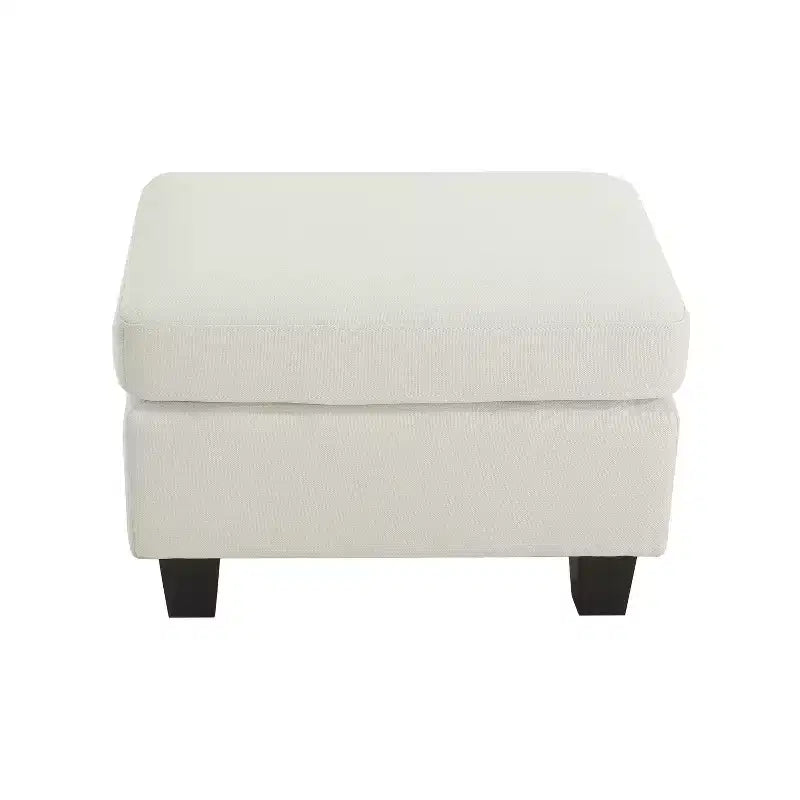GDFStudio Judkins Contemporary Fabric Upholstered Ottoman