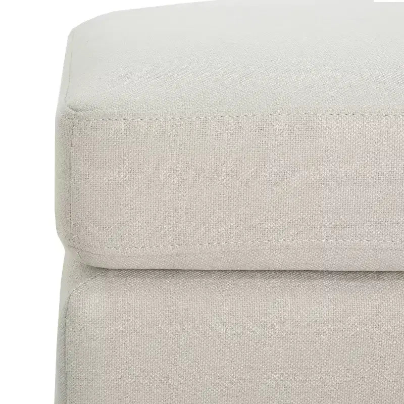 GDFStudio Judkins Contemporary Fabric Upholstered Ottoman
