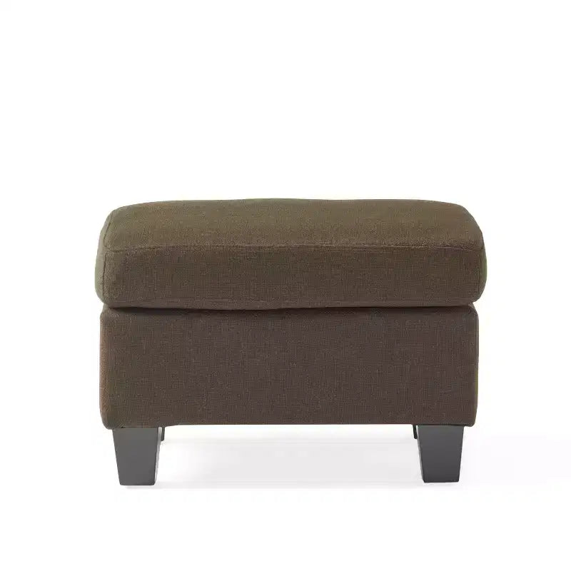 GDFStudio Judkins Contemporary Fabric Upholstered Ottoman