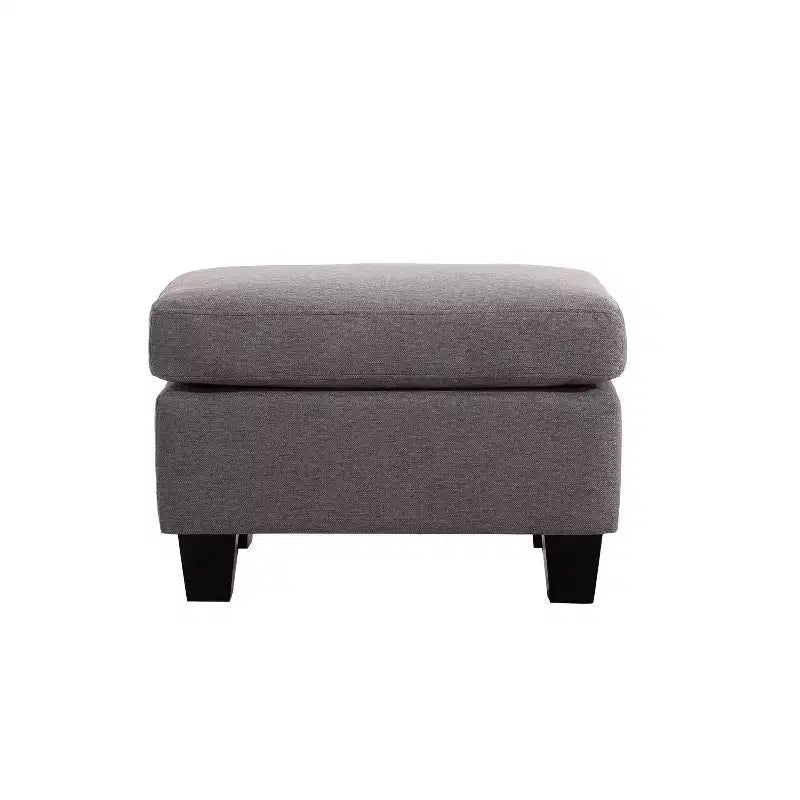GDFStudio Judkins Contemporary Fabric Upholstered Ottoman