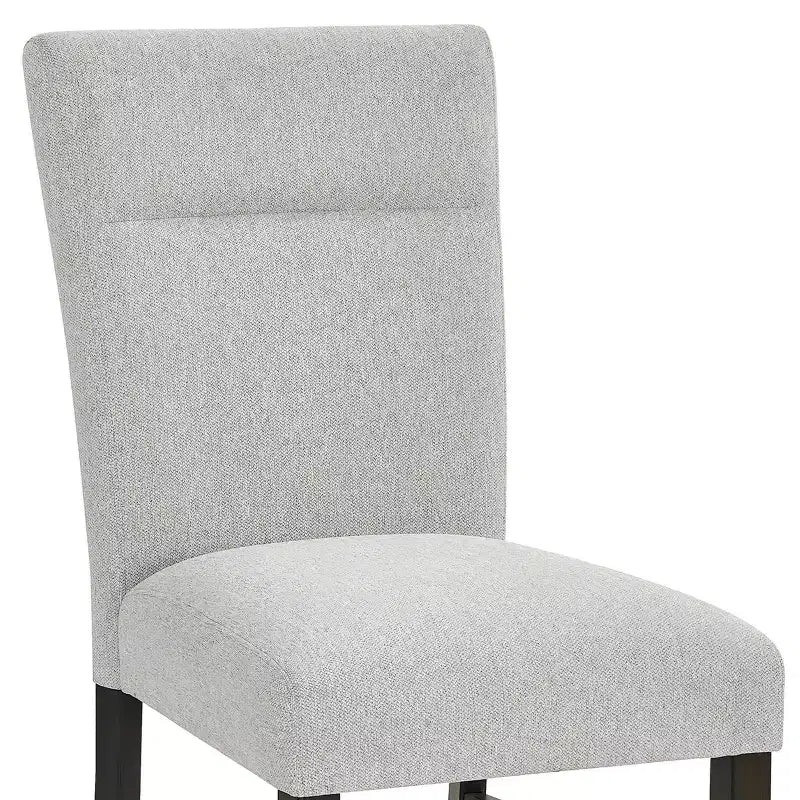 Roundhill Furniture Madison Contemporary Upholstered Dining Chairs, Set of 2, Gray