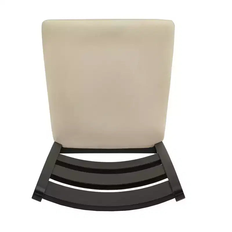 Kensington Black Wood Beige Microfiber Ladder Back Dining Chairs (Set of 2) - Black/Beige - iNSPIREQ