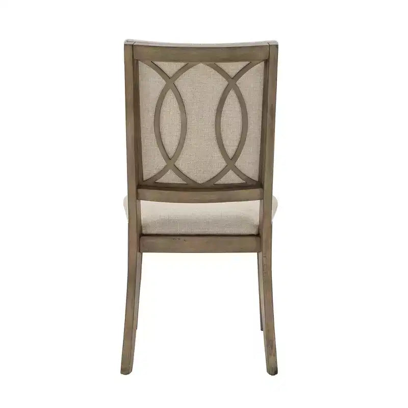 Carson Antique Beige Fabric Dining Chairs (Set of 2) - Antique Taupe/Beige - iNSPIREQ