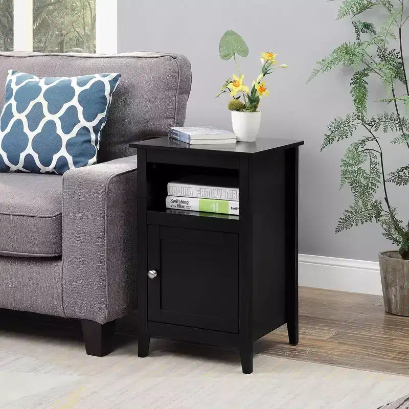 HomeStock Rectangle Wood Table Top End Table 1 -piece