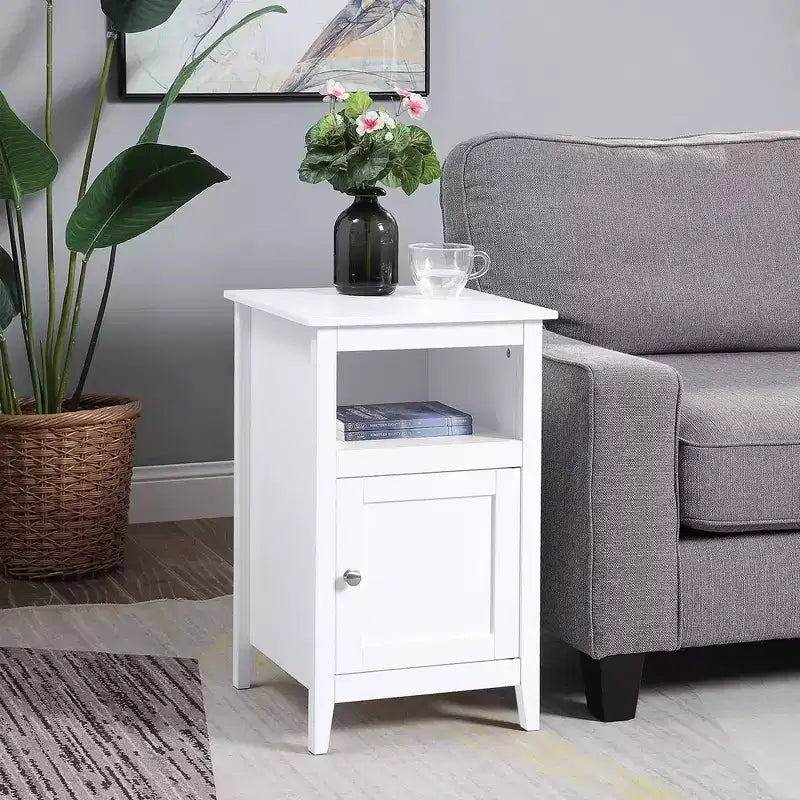 HomeStock Rectangle Wood Table Top End Table 1 -piece