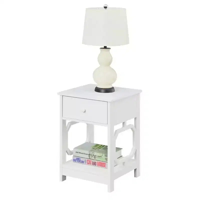 HomeStock Rectangle Wood Table Top End Table 1 -piece