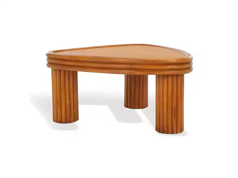 Bayard Rattan Triangle Coffe Table - CWK3009 - Natural - Safavieh Couture