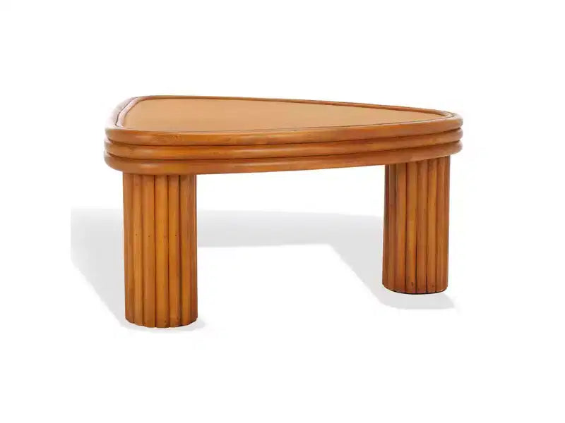 Bayard Rattan Triangle Coffe Table - CWK3009 - Natural - Safavieh Couture