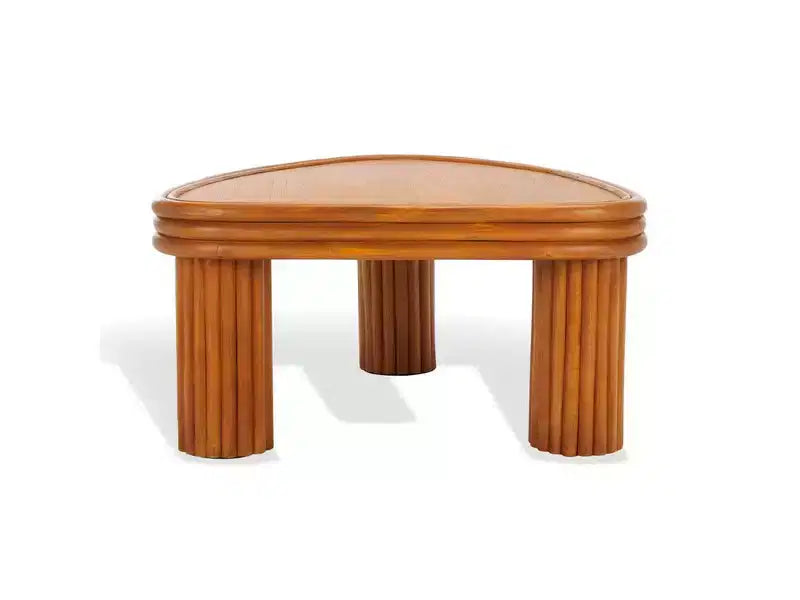 Bayard Rattan Triangle Coffe Table - CWK3009 - Natural - Safavieh Couture