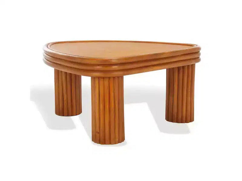 Bayard Rattan Triangle Coffe Table - CWK3009 - Natural - Safavieh Couture