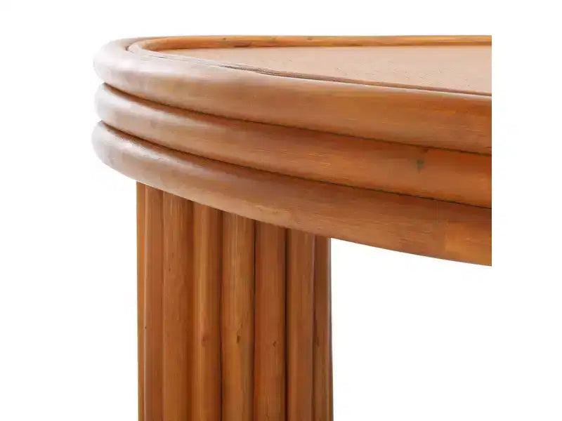 Bayard Rattan Triangle Coffe Table - CWK3009 - Natural - Safavieh Couture