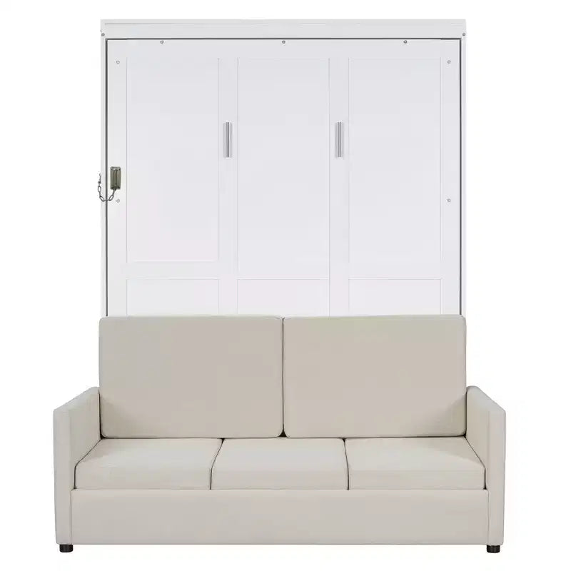 Luxystar Modern Full Size Murphy Bed with Couch