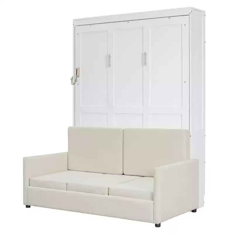 Luxystar Modern Full Size Murphy Bed with Couch