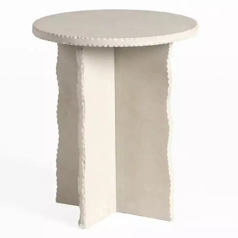Raybrook Stone Accent Table - SFV5785 - Off White - Safavieh Couture