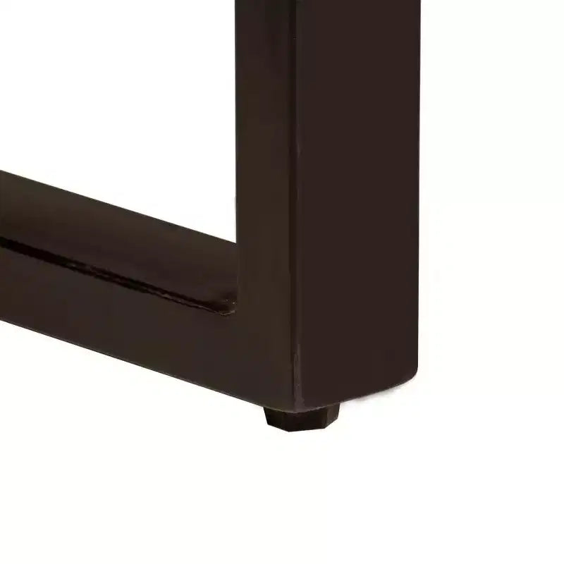 Colorful Solid Wood Dining Table with Steel Frame, Various Sizes