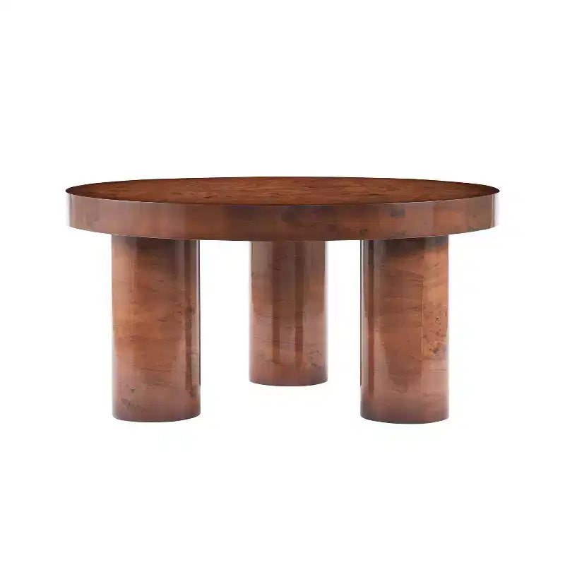 Christopher Knight Home Selene Modern Round Coffee Table with Sculptural 3-Leg Base