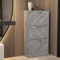 Famapy 3-Tiers Entryway Shoe Cabinet With Flipped Drawers