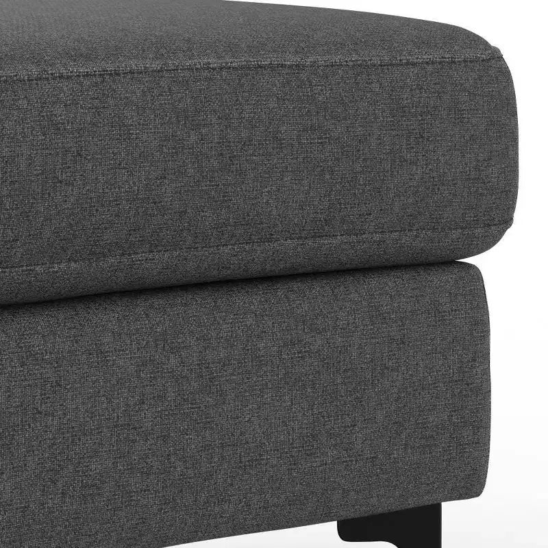 WyndenHall Lana Rectangular Mid-Century Ottoman Bench