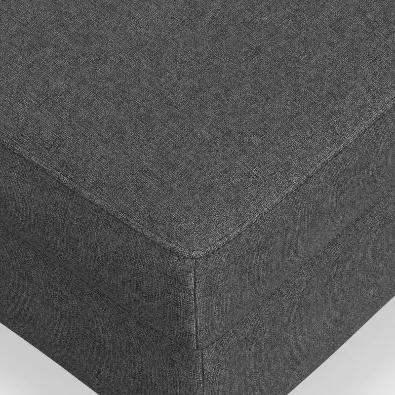 WyndenHall Lana Rectangular Mid-Century Ottoman Bench