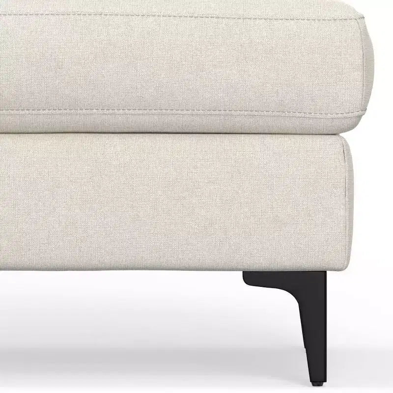 WyndenHall Lana Rectangular Mid-Century Ottoman Bench